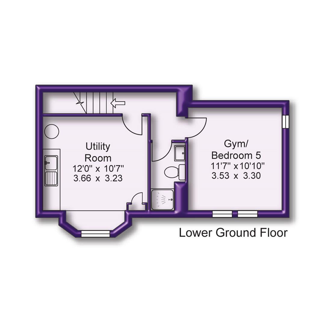 4 bed detached house to rent in Hale Road, Altrincham - Property Floorplan