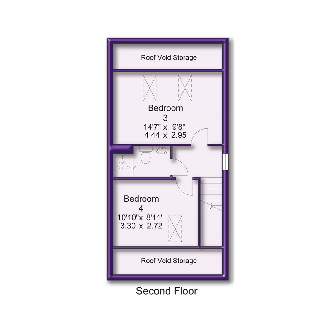 4 bed semi-detached house for sale in Woodfield Road, Altrincham - Property Floorplan