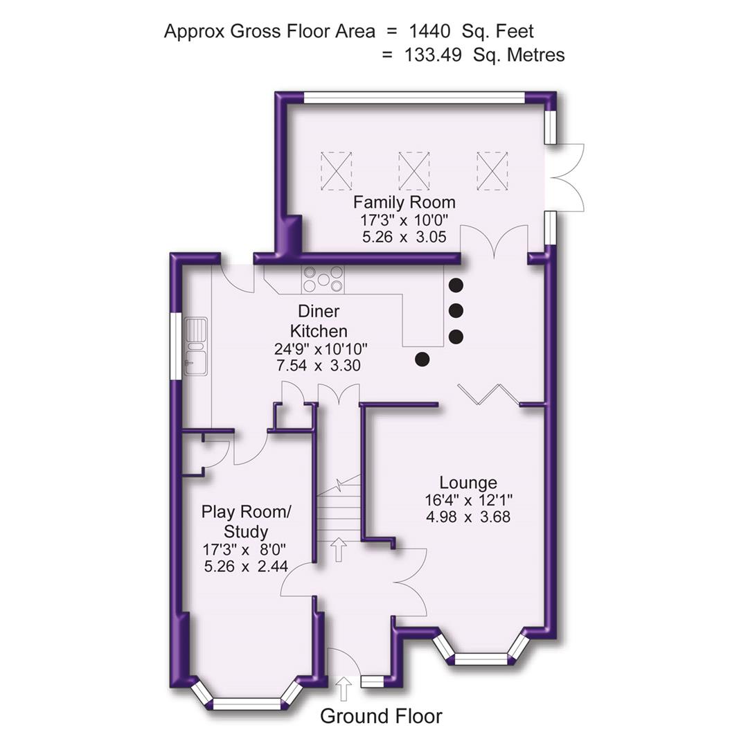 4 bed detached house for sale in Alder Drive, Altrincham - Property Floorplan