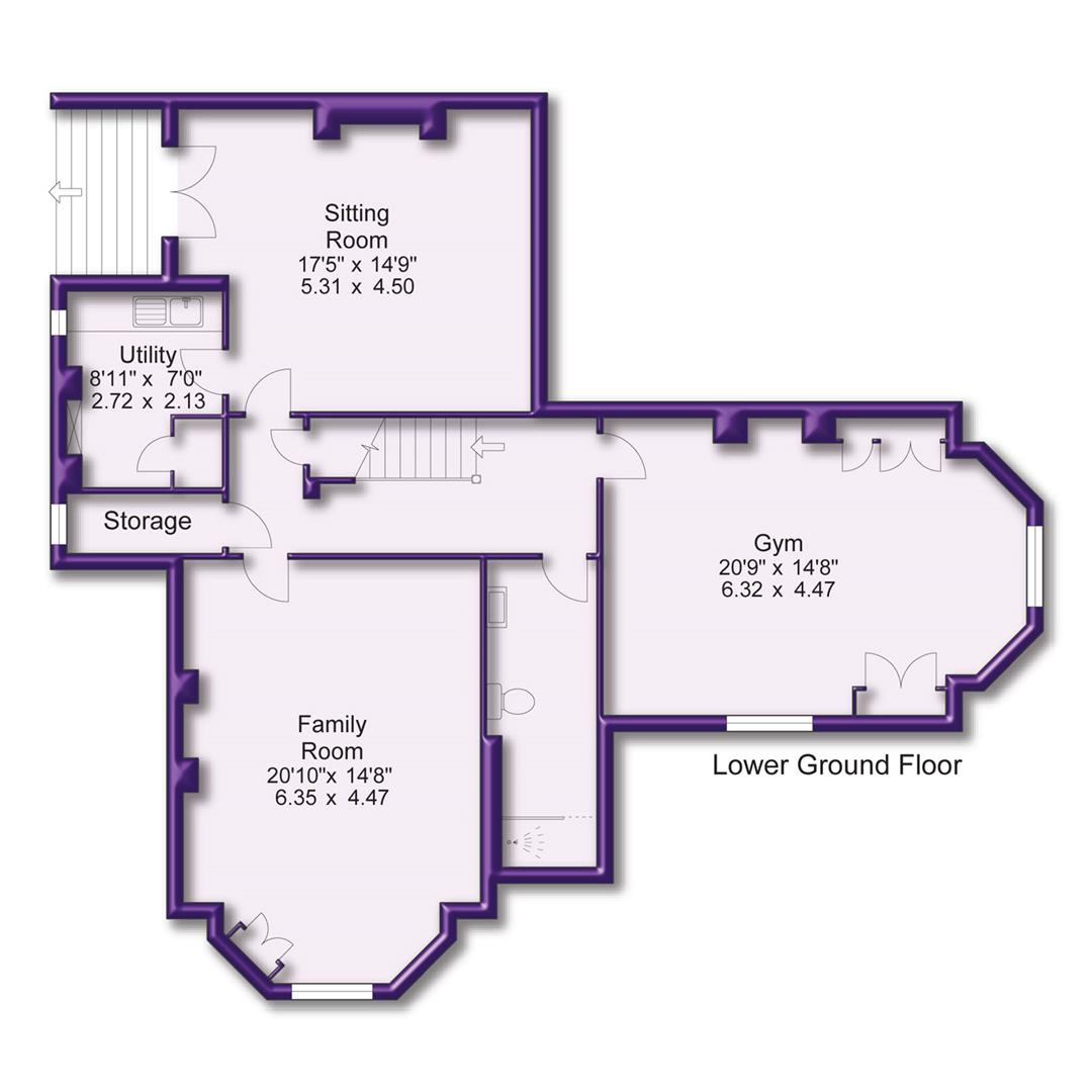 6 bed semi-detached house for sale in Marlborough Road, Altrincham - Property Floorplan