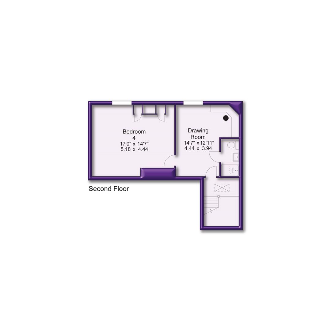 5 bed semi-detached house for sale in Groby Place, Altrincham - Property Floorplan