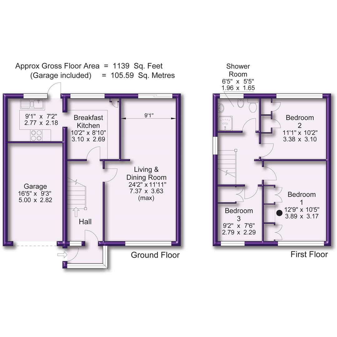 3 bed detached house for sale in Alstone Drive, Altrincham - Property Floorplan