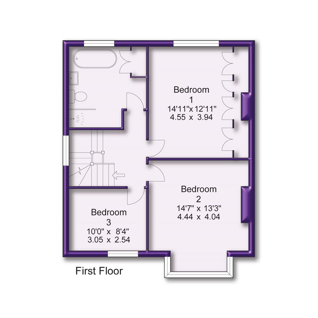 4 bed semi-detached house for sale in Alstead Avenue, Altrincham - Property Floorplan