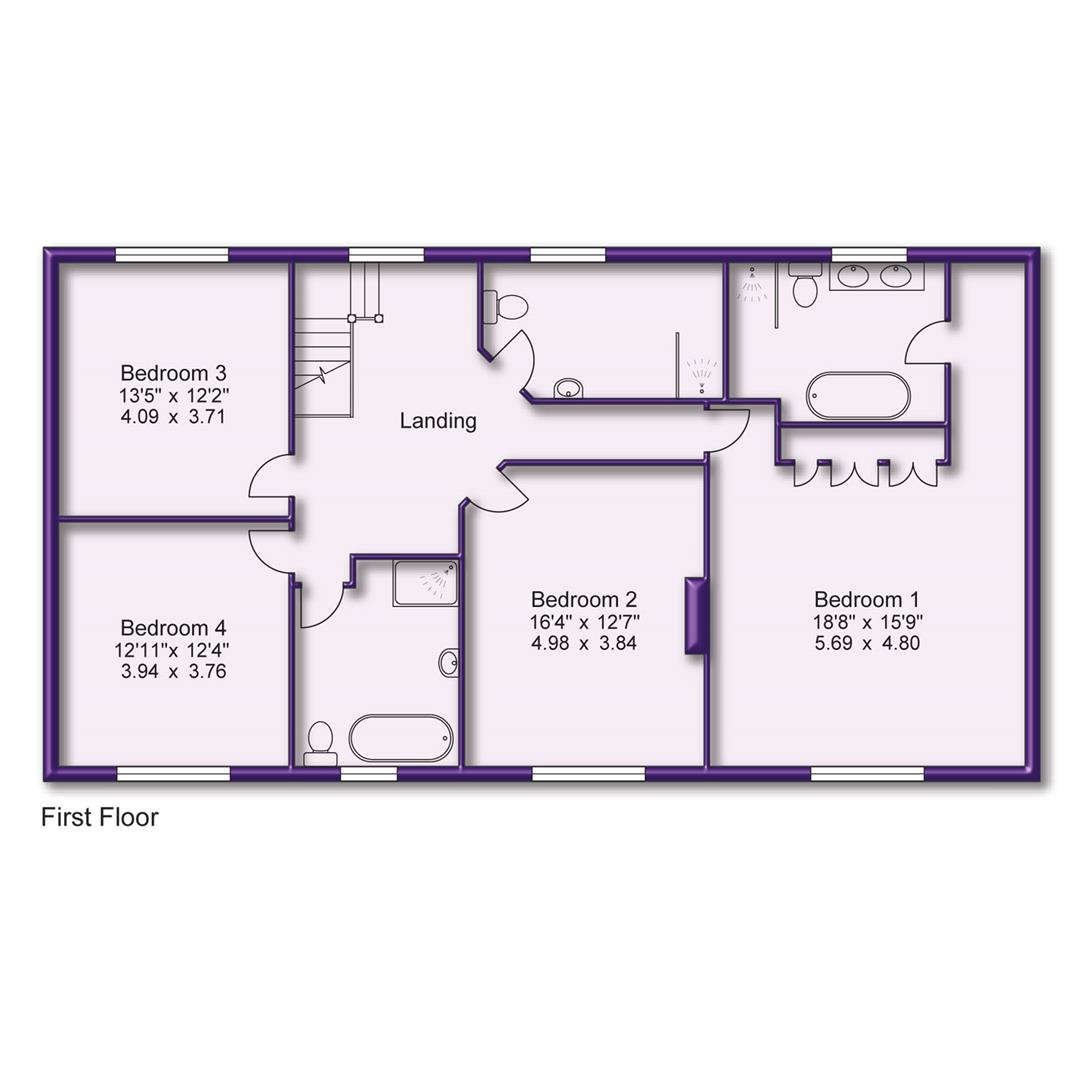 5 bed detached house for sale in Brooklands Road, Sale - Property Floorplan