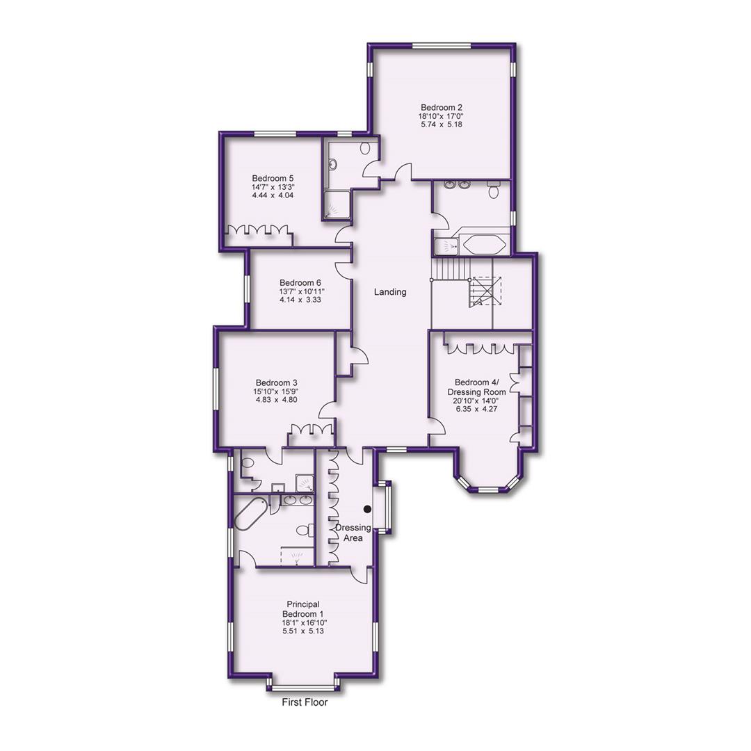 6 bed detached house for sale in Shay Avenue, Altrincham - Property Floorplan