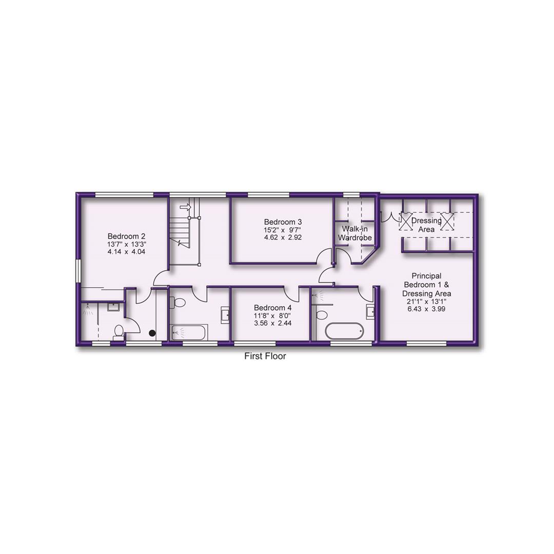 4 bed detached house for sale in Planetree Road, Altrincham - Property Floorplan