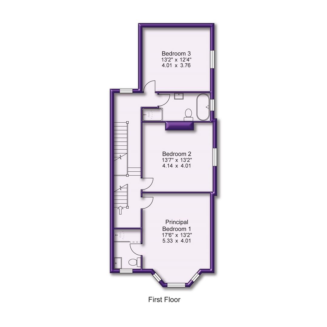 5 bed semi-detached house for sale in Ashley Road, Altrincham - Property Floorplan
