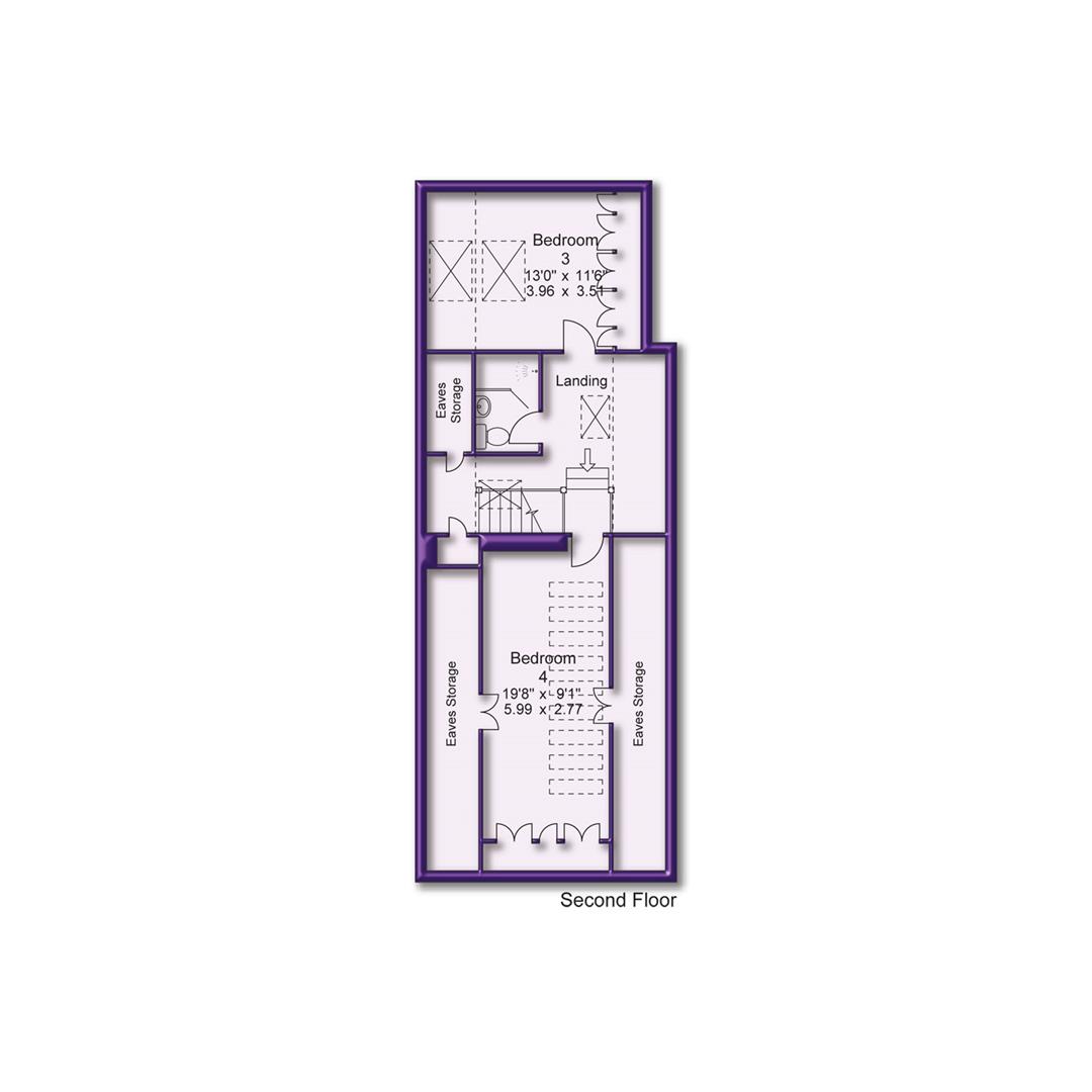 4 bed duplex for sale in Bentinck Road, Altrincham - Property Floorplan