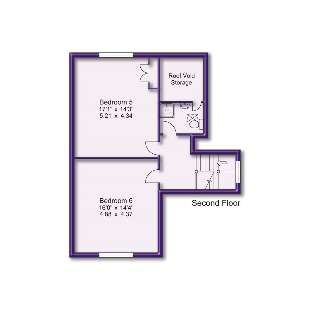 6 bed detached house for sale in Arthog Road, Altrincham - Property Floorplan