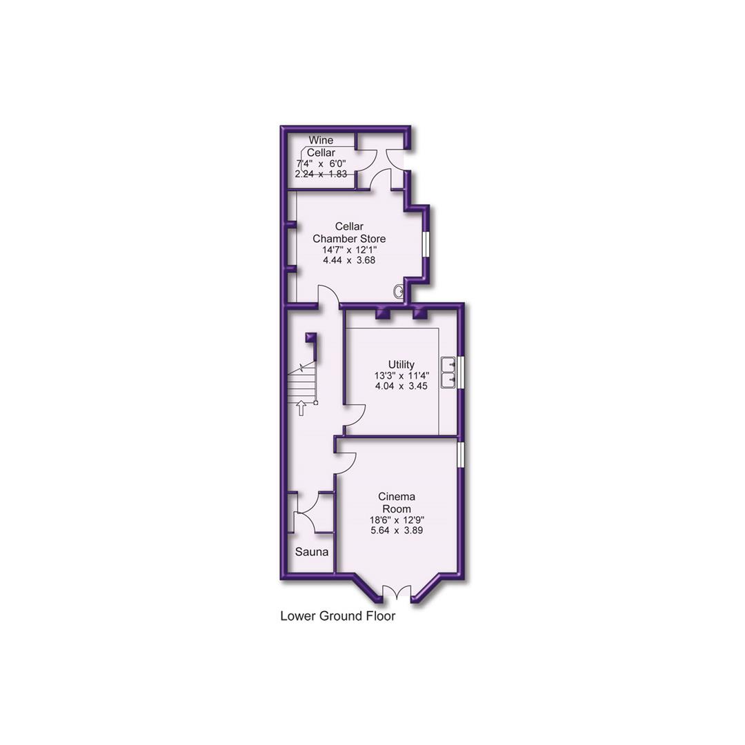 5 bed semi-detached house for sale in Moss Lane, Altrincham - Property Floorplan