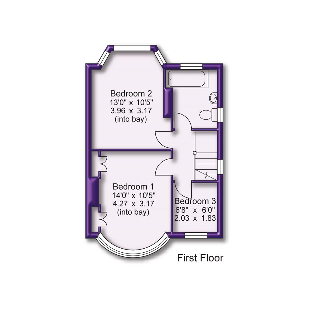 3 bed semi-detached house for sale in Pulford Road, Sale - Property Floorplan