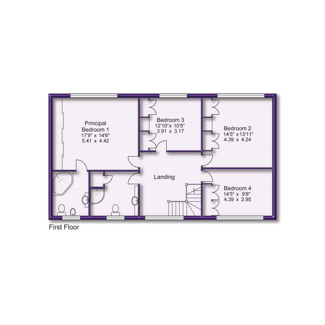 4 bed detached house for sale in Normanby Chase, Cheshire - Property Floorplan