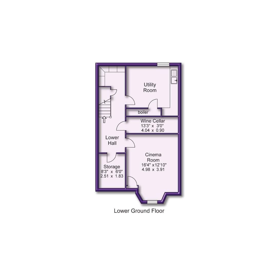 5 bed semi-detached house for sale in Albert Square, Altrincham - Property Floorplan