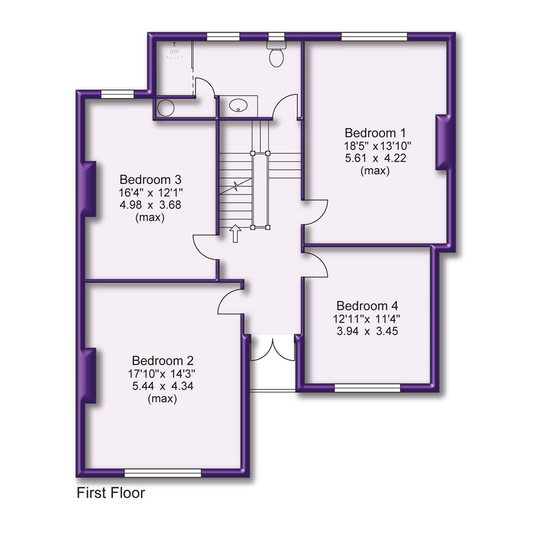 6 bed semi-detached house for sale in Harboro Road, Sale - Property Floorplan