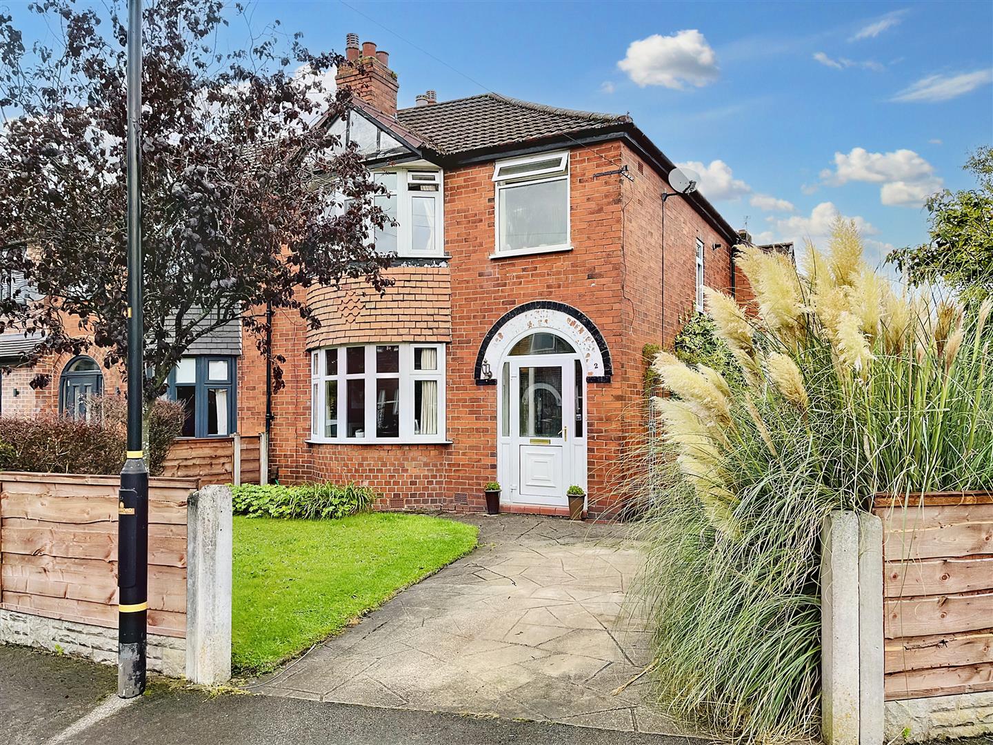 3 bed semi-detached house for sale in Conway Drive, Altrincham  - Property Image 1