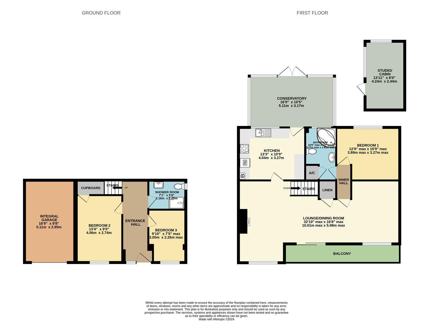 3 bed detached house for sale in Tudor Way, King's Lynn - Property floorplan