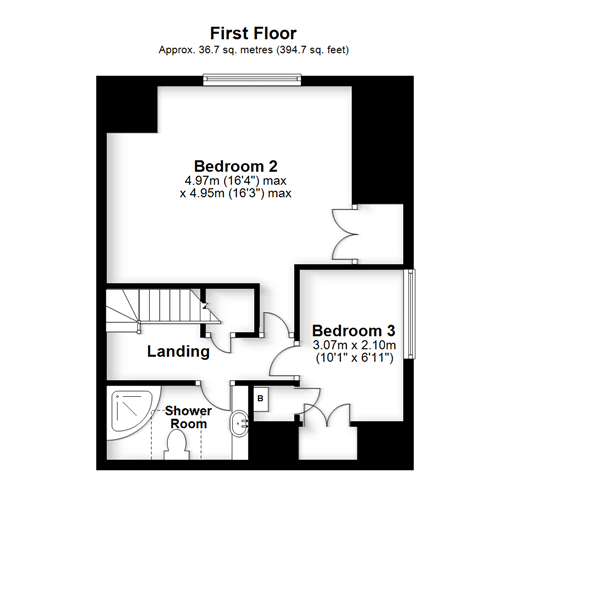 3 bed semi-detached house for sale in Chestnut Way, Fareham - Property floorplan