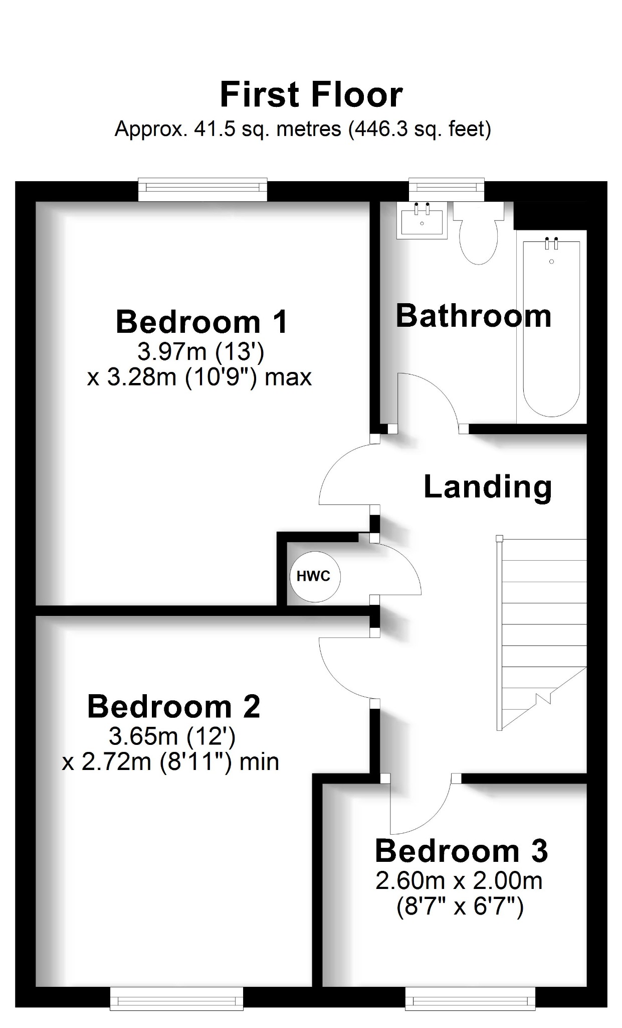 3 bed semi-detached house for sale in Columbus Drive, Southampton - Property floorplan