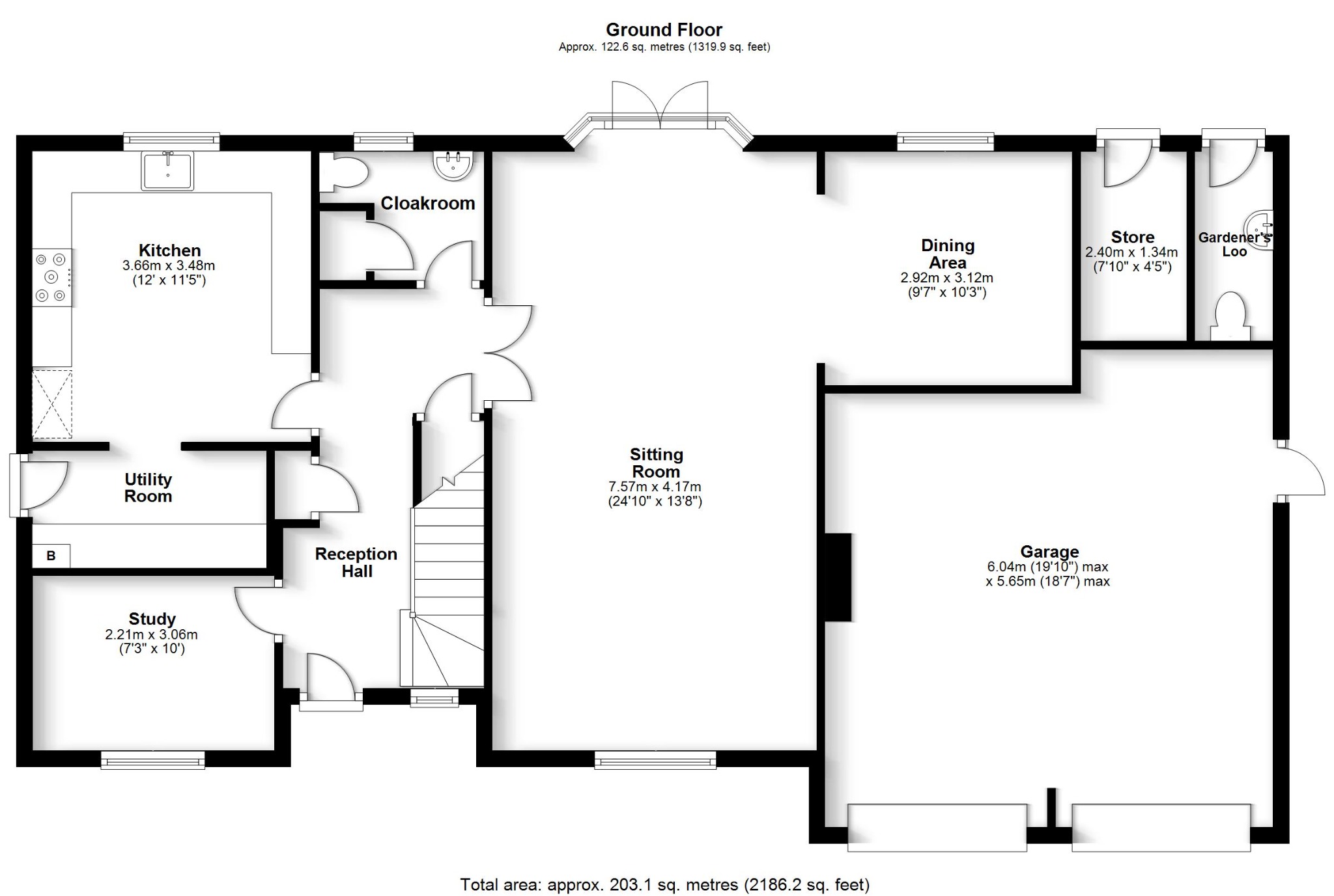 4 bed detached house for sale in Sarisbury Green, Southampton - Property floorplan