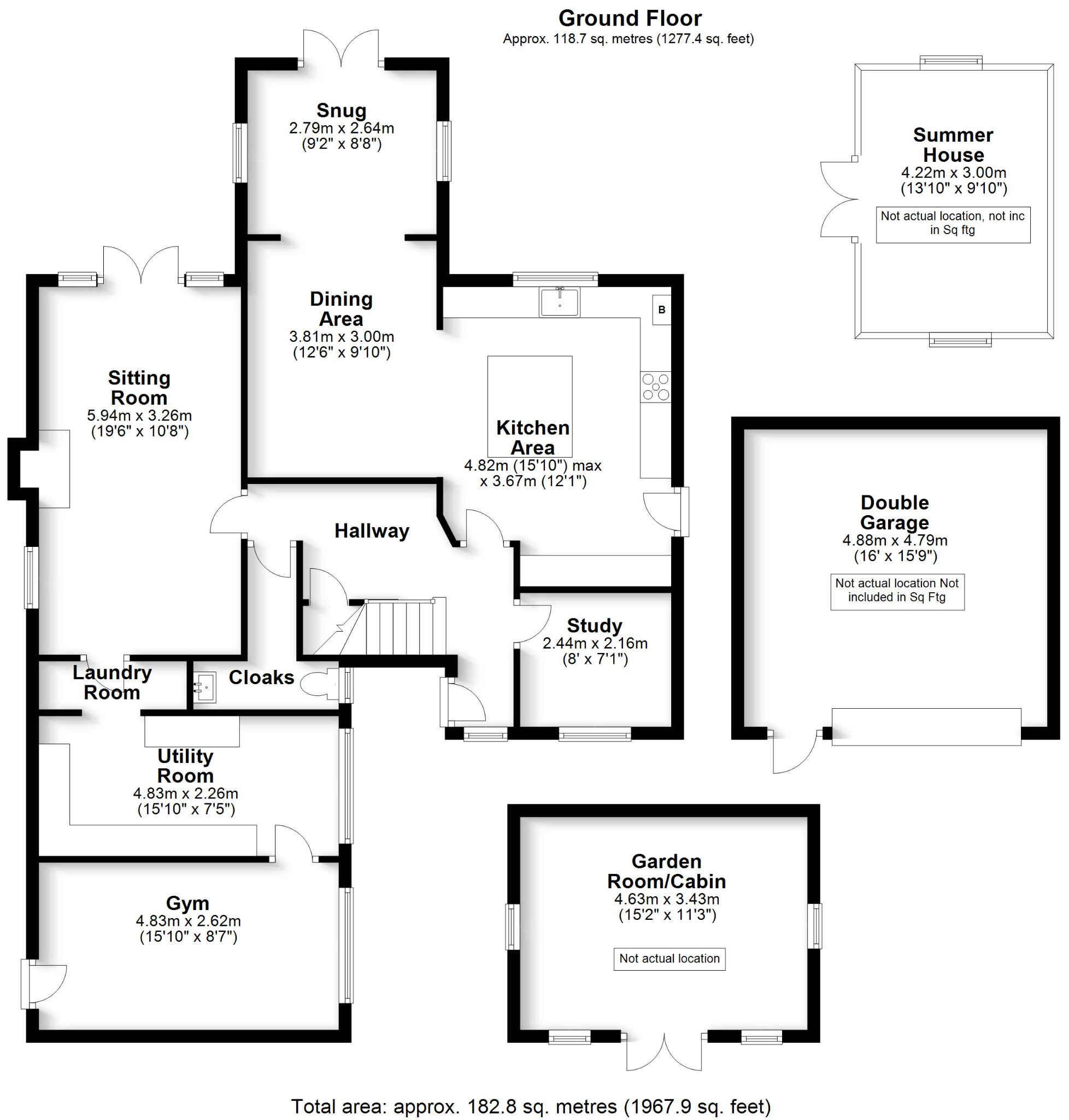 4 bed detached house for sale in Locks Heath, Southampton - Property floorplan
