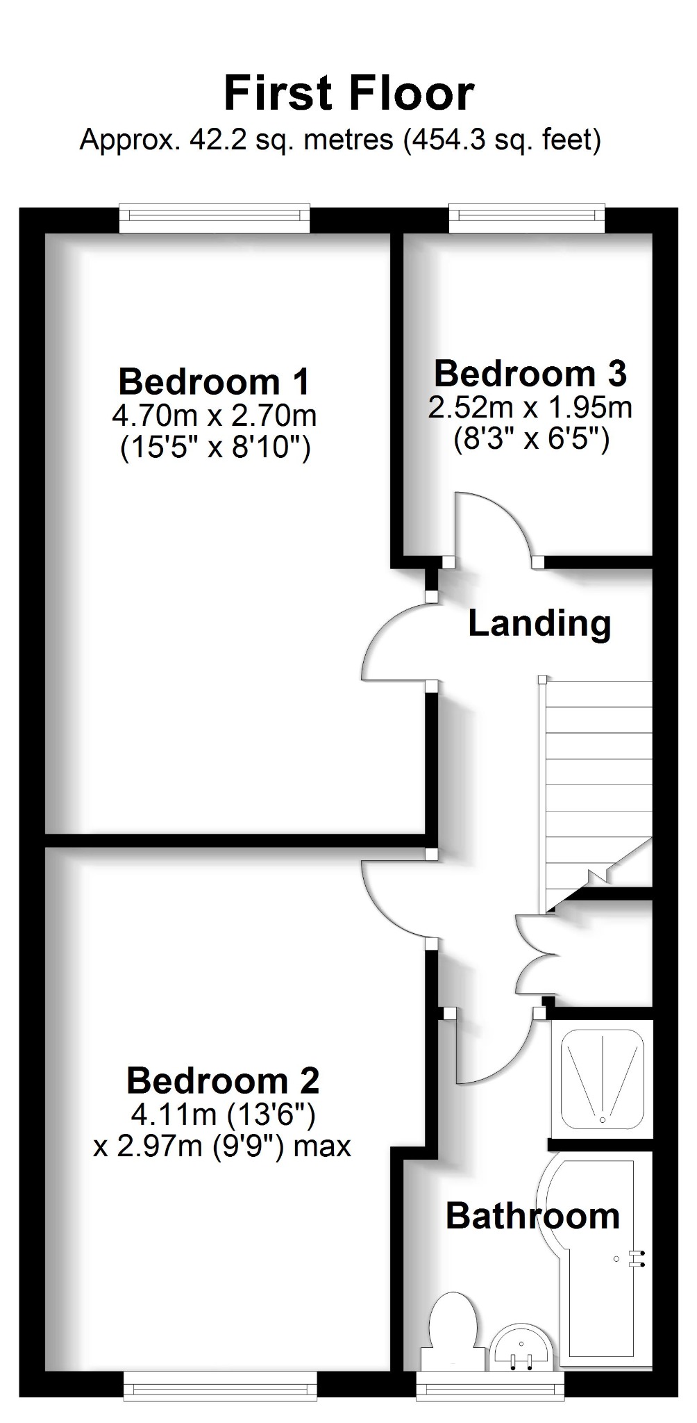 3 bed end of terrace house for sale in Northmore Road, Southampton - Property floorplan