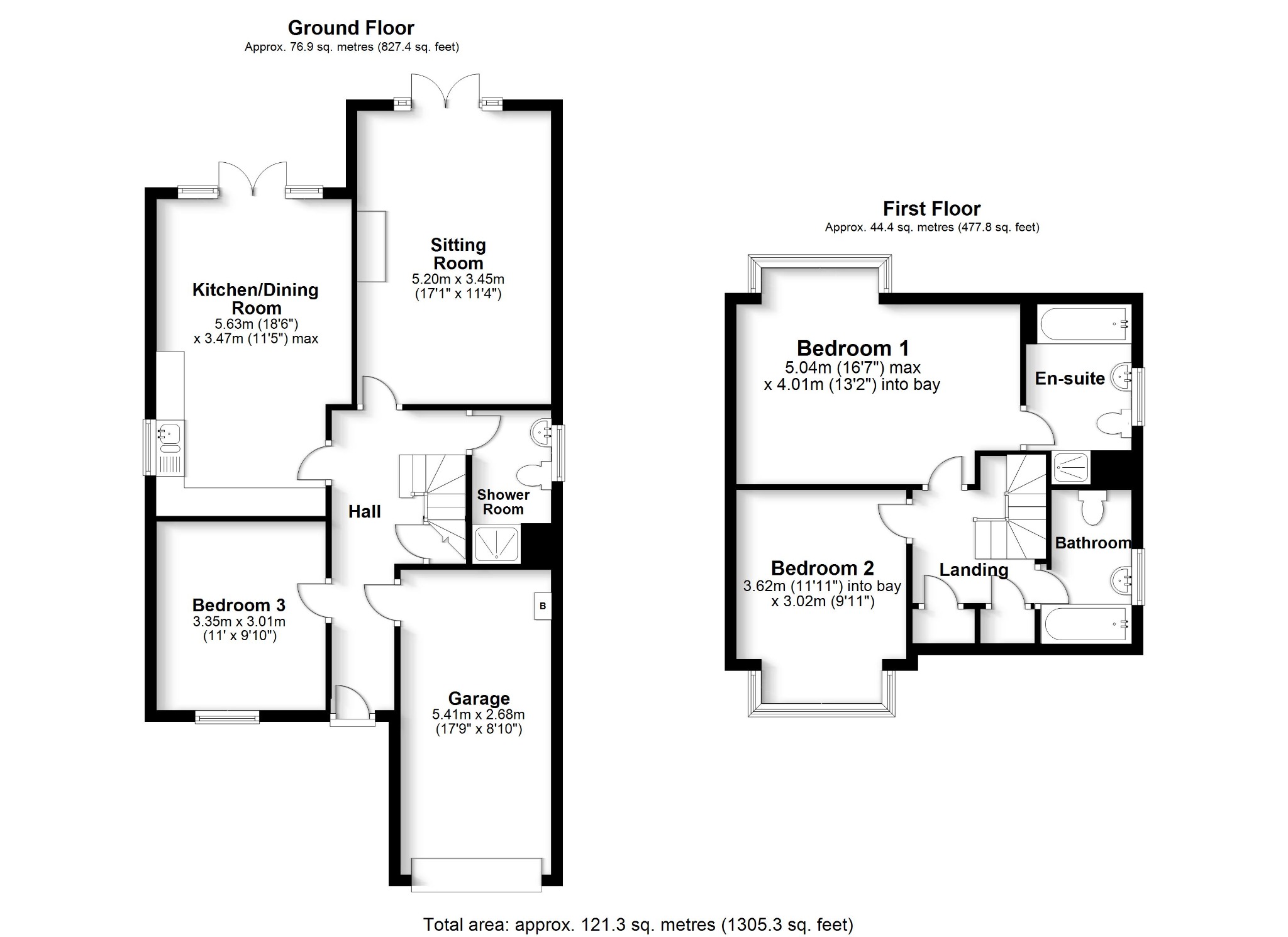 3 bed chalet for sale in Lodge Road, Southampton - Property floorplan