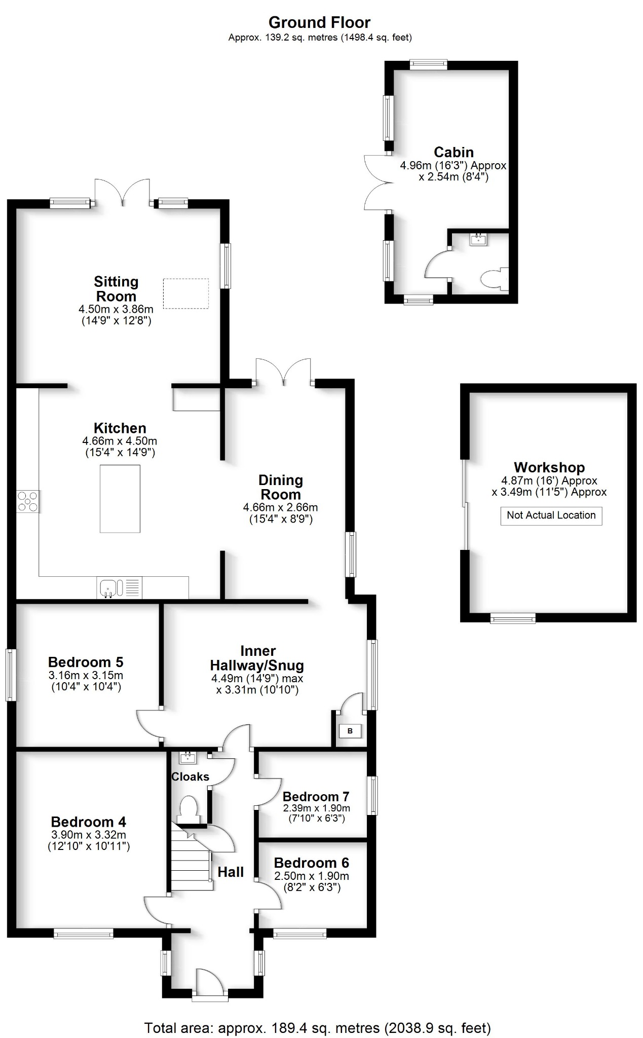 7 bed detached house for sale in Warsash Road, Southampton - Property floorplan