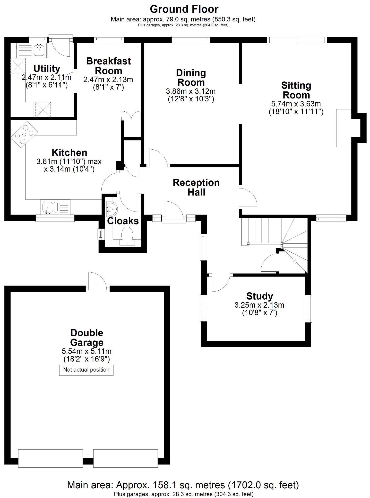 5 bed detached house for sale in Hazel Grove, Southampton - Property floorplan