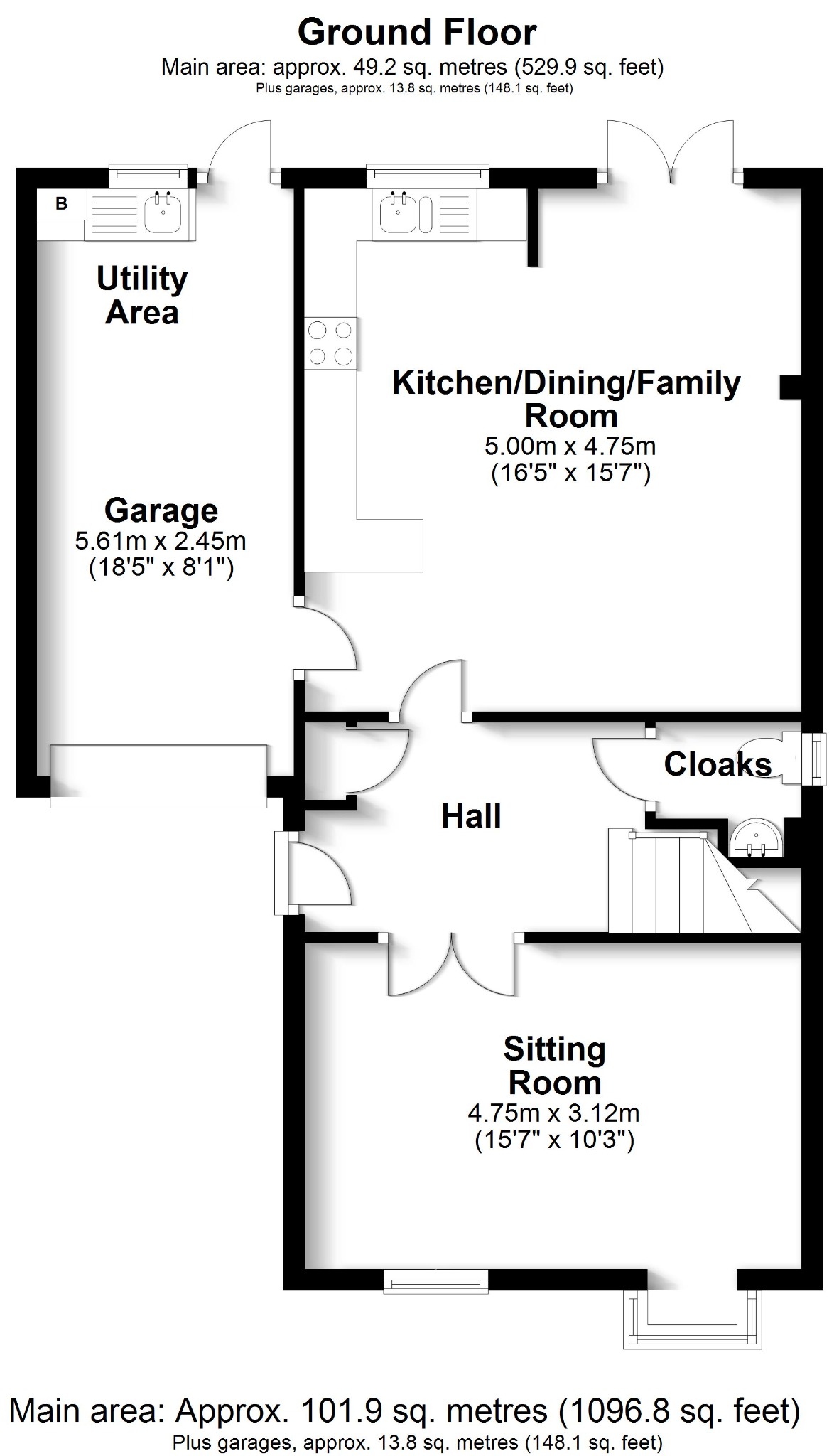 4 bed detached house for sale in Anglers Way, Southampton - Property floorplan