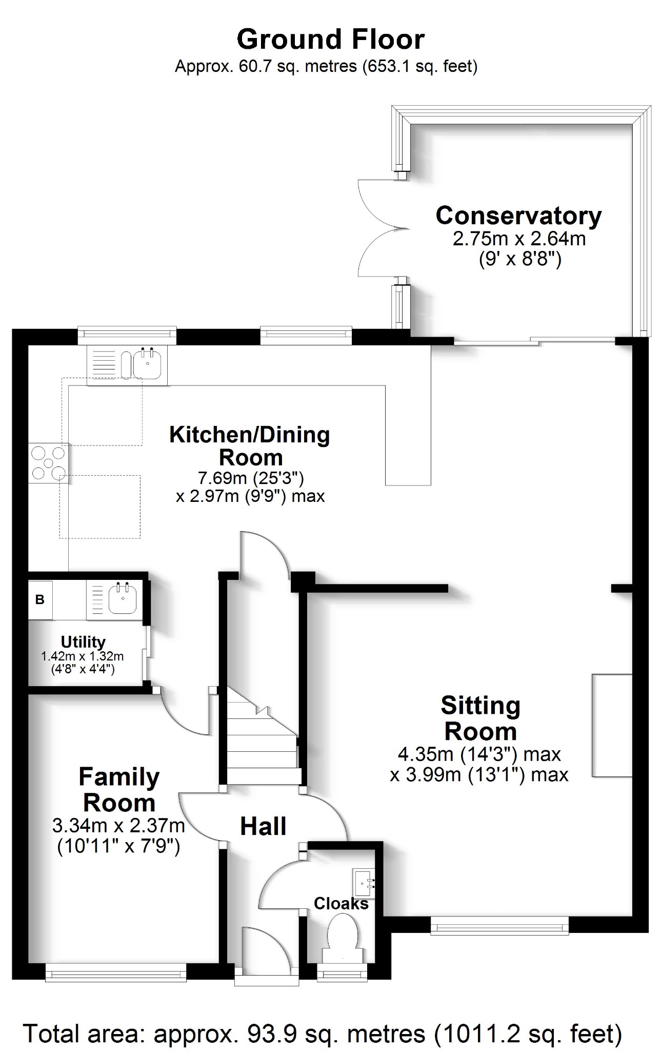 3 bed detached house for sale in James Grieve Avenue, Southampton - Property floorplan