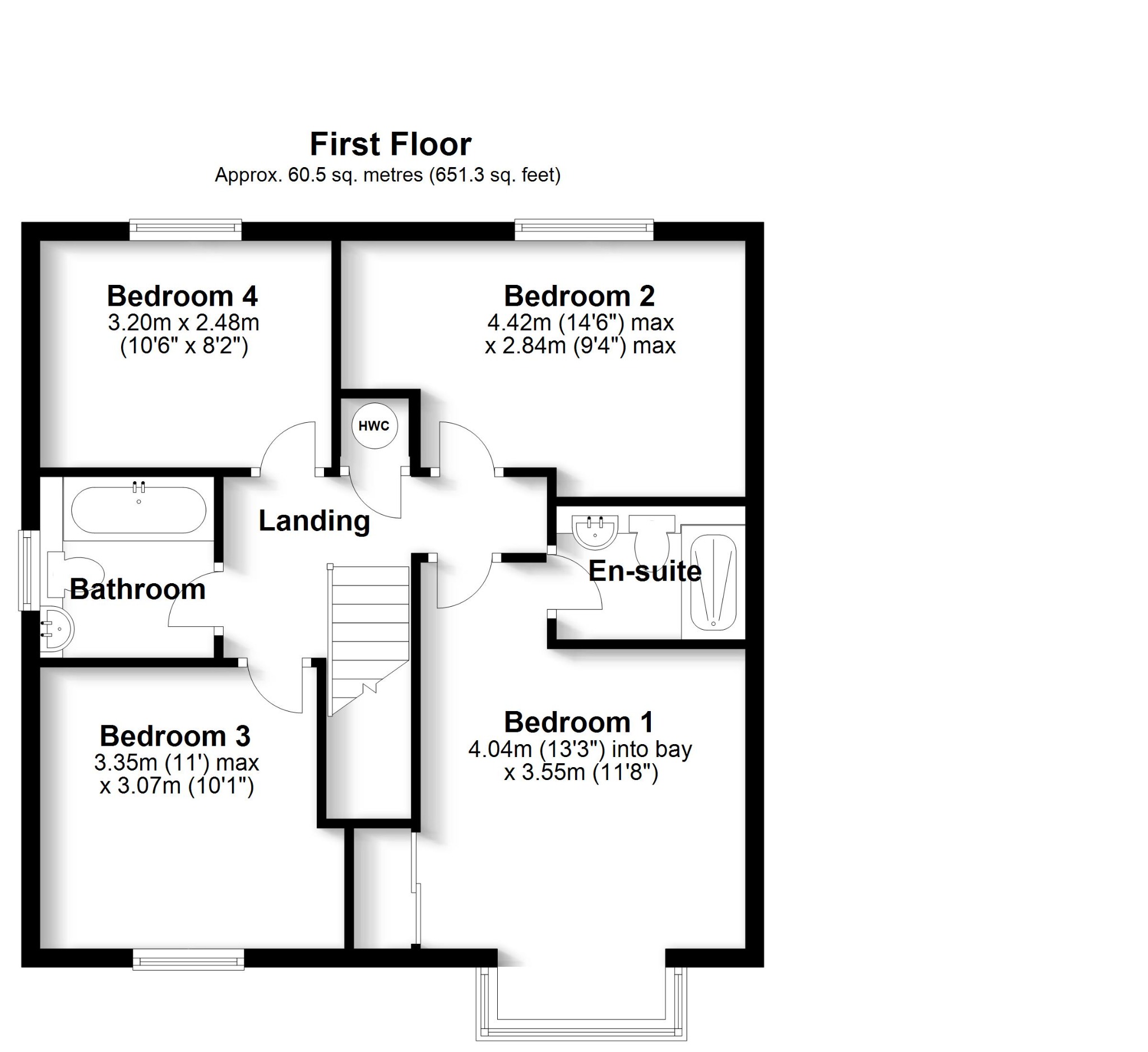 4 bed detached house for sale in Cleverley Rise, Southampton - Property floorplan