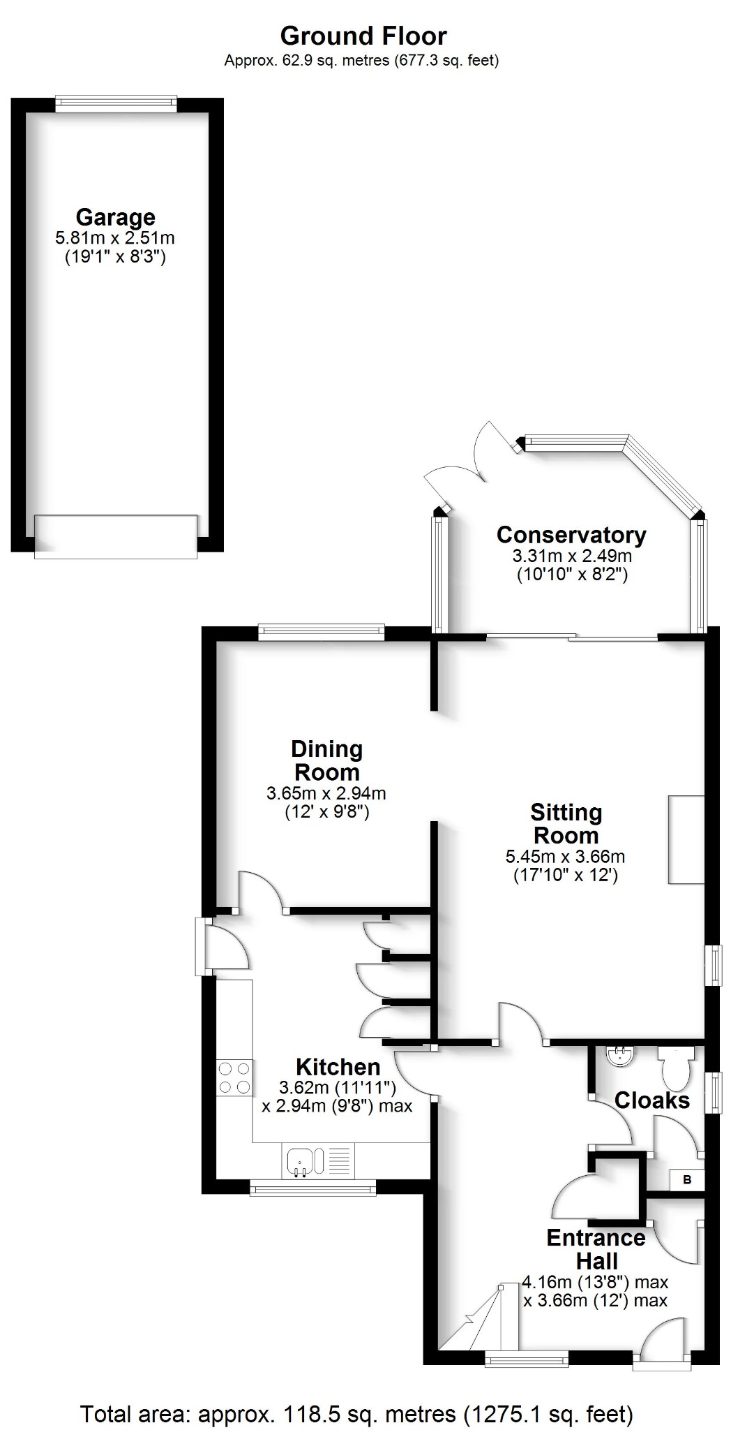 4 bed detached house for sale in Deacon Road, Southampton - Property floorplan