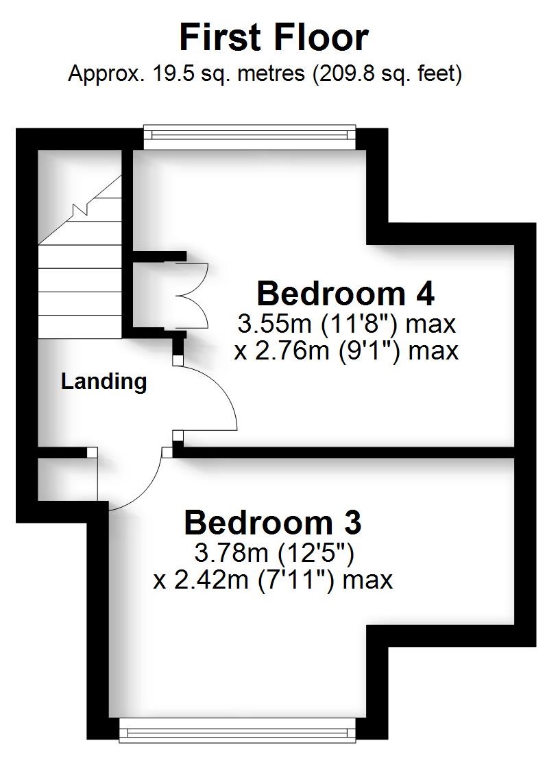 4 bed semi-detached bungalow for sale in Home Rule Road, Southampton - Property floorplan