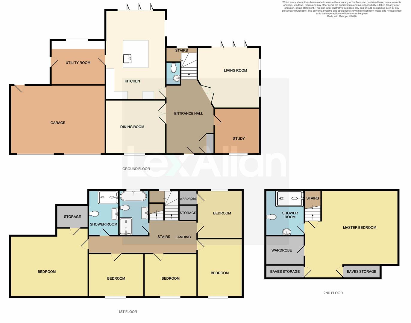 6 bed detached house for sale in Hampton Grove, Stourbridge - Property floorplan