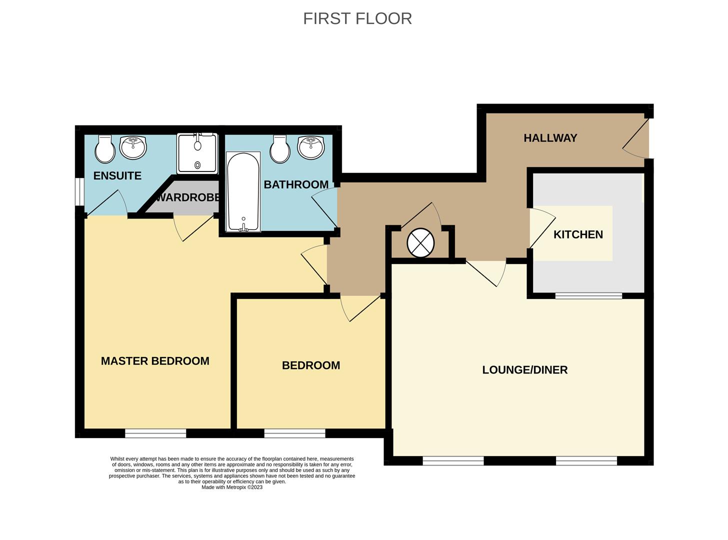 2 bed apartment for sale in Swan Close, Kidderminster - Property floorplan