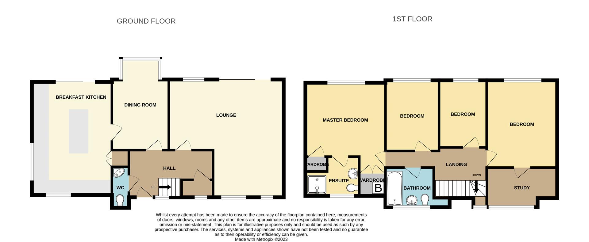 4 bed detached house for sale in Rooks Meadow, Stourbridge - Property floorplan