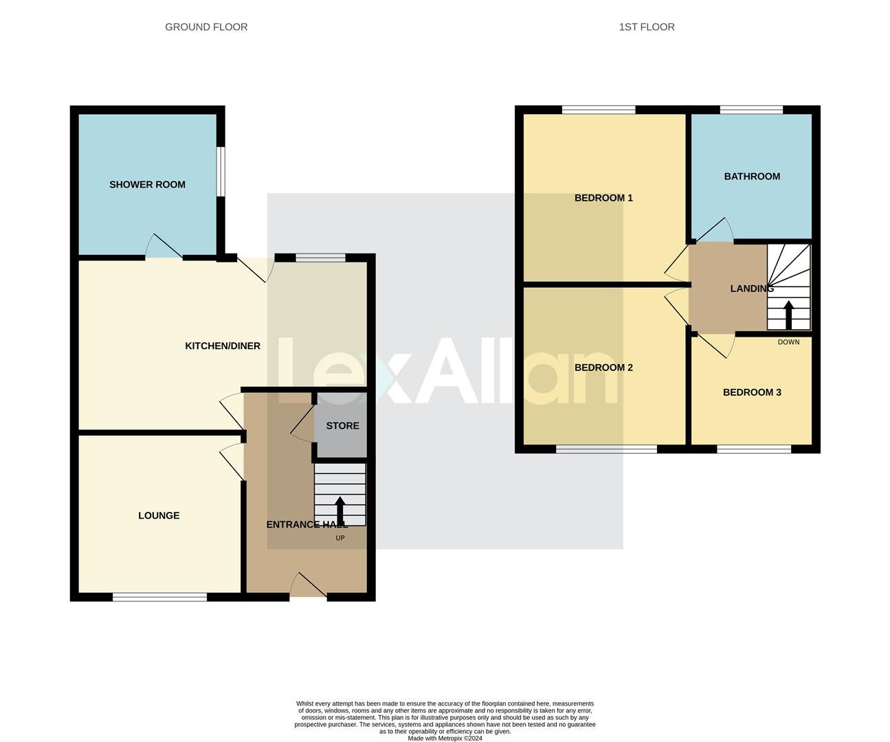 3 bed terraced house for sale in Saltwells Road, Dudley - Property floorplan