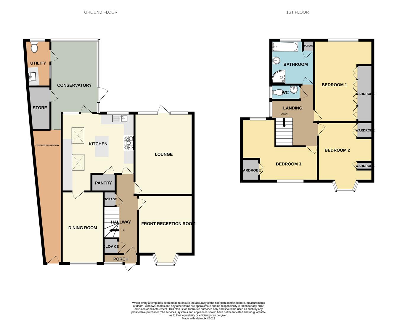 3 bed detached house for sale in Stourbridge Road, Stourbridge - Property floorplan