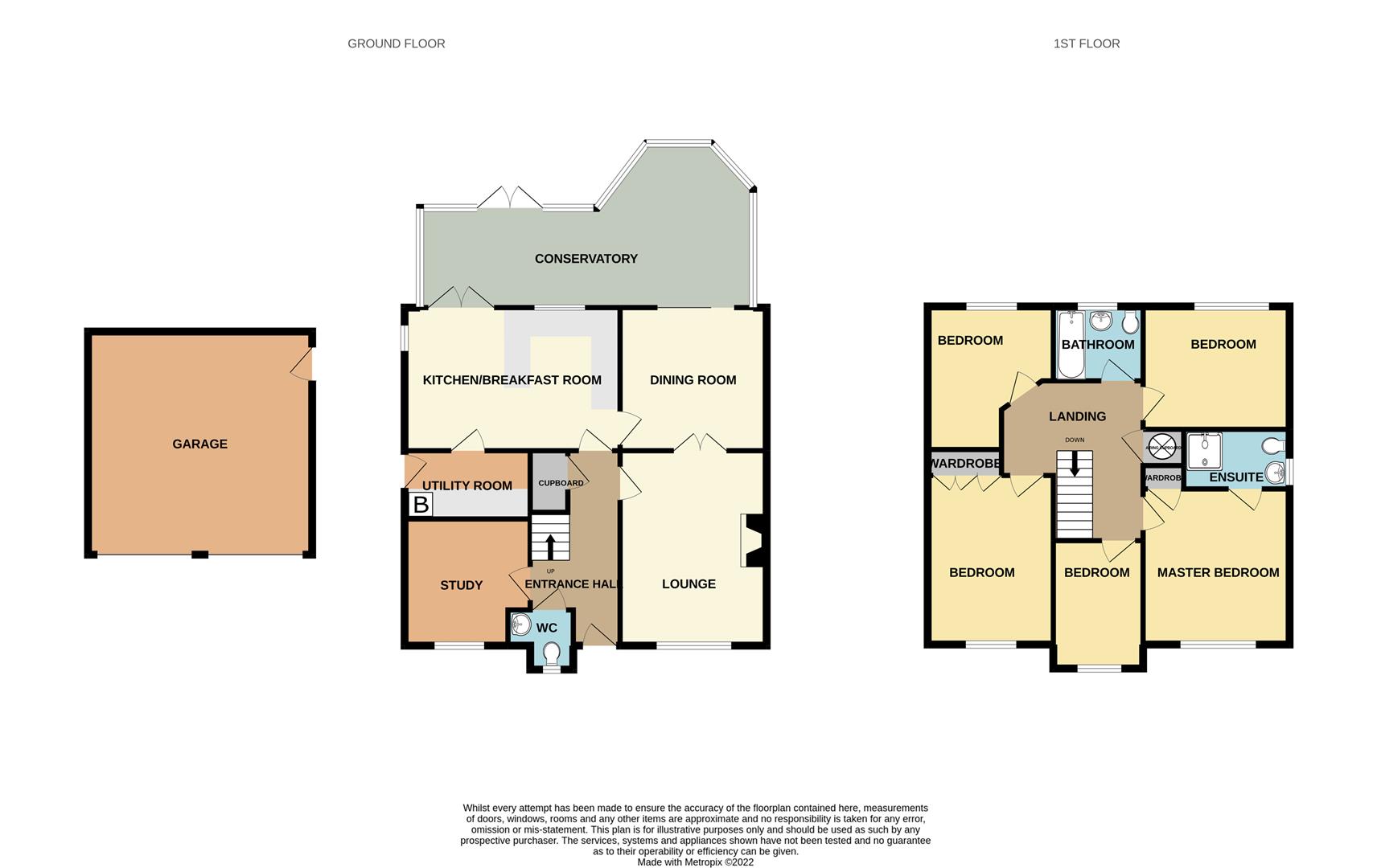 5 bed detached house for sale in Bishops Walk, Cradley Heath - Property floorplan