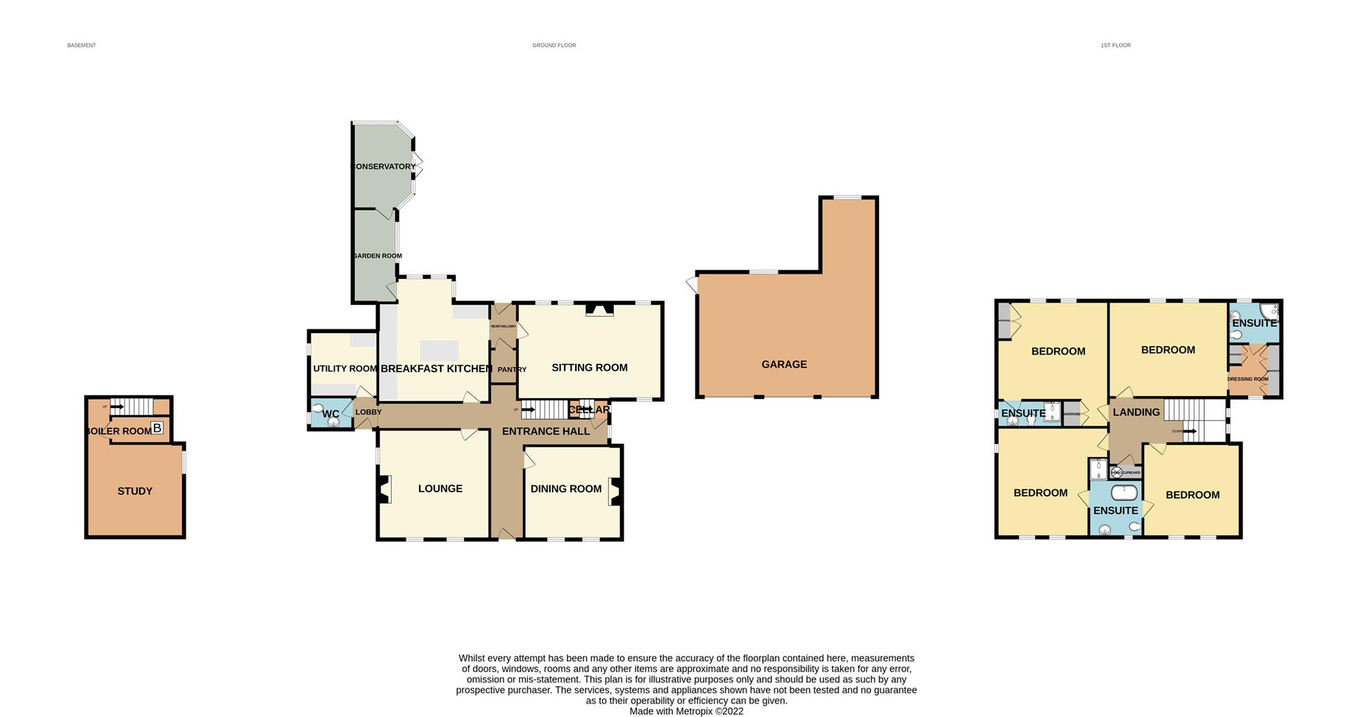 4 bed detached house for sale in Chapel Lane, Halesowen - Property floorplan