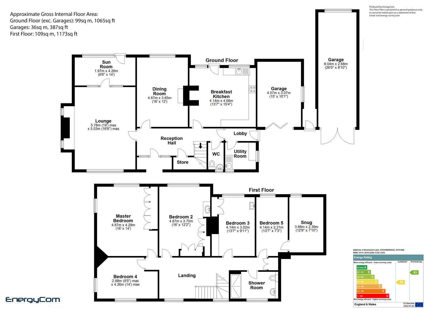 5 bed house for sale in Bromwich Lane, Stourbridge - Property floorplan