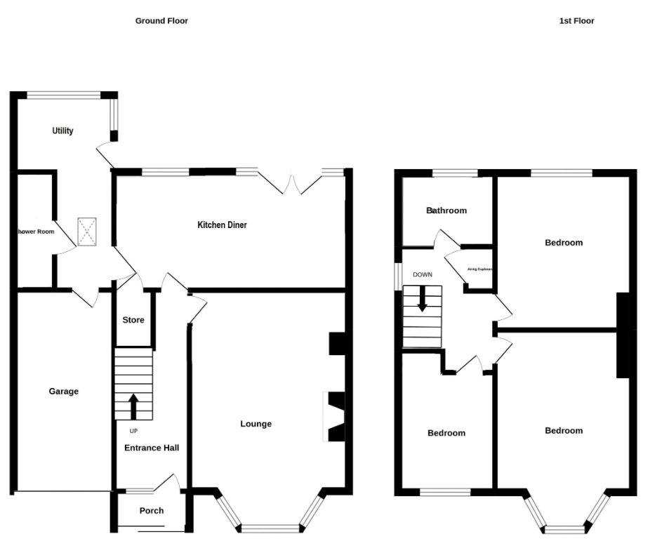 3 bed semi-detached house for sale in Manor Abbey Road, Halesowen - Property floorplan