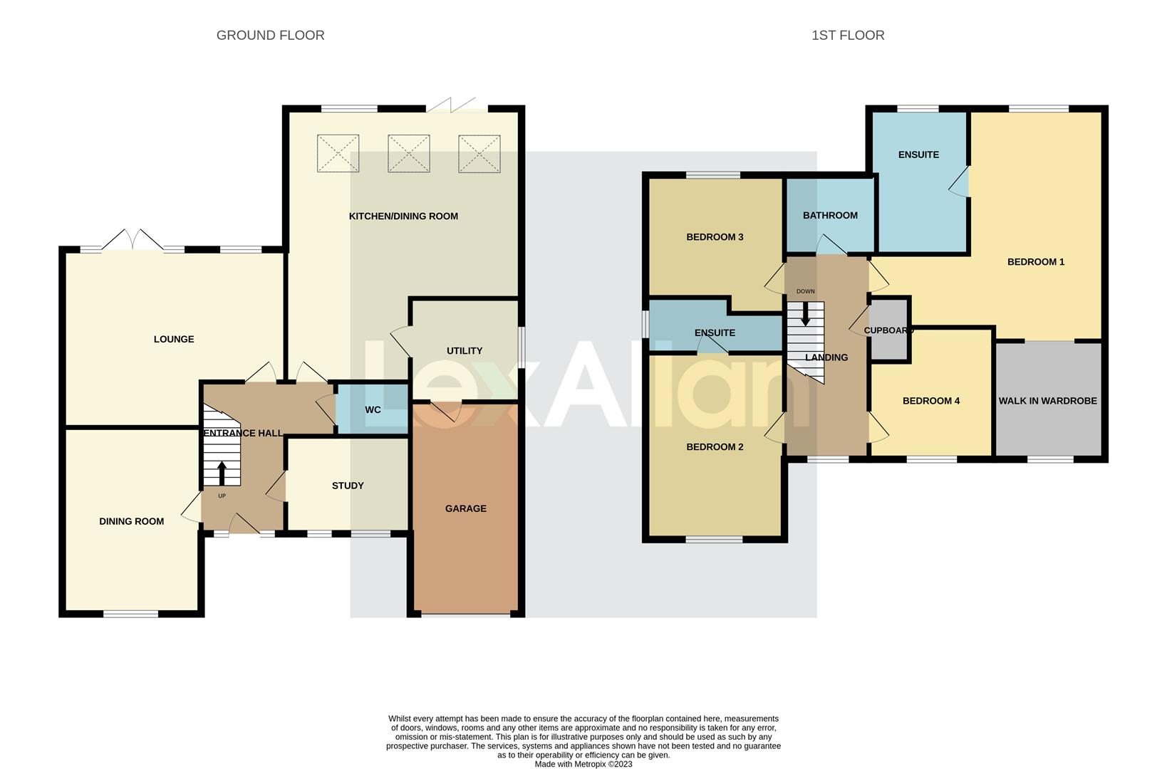 4 bed detached house for sale in Glen Road, Stourbridge - Property floorplan