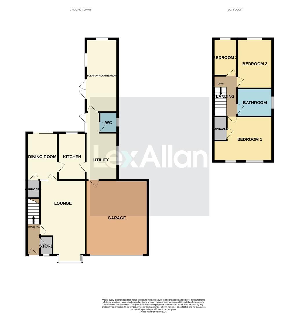 3 bed detached house for sale in Prosper Meadow, Kingswinford - Property floorplan