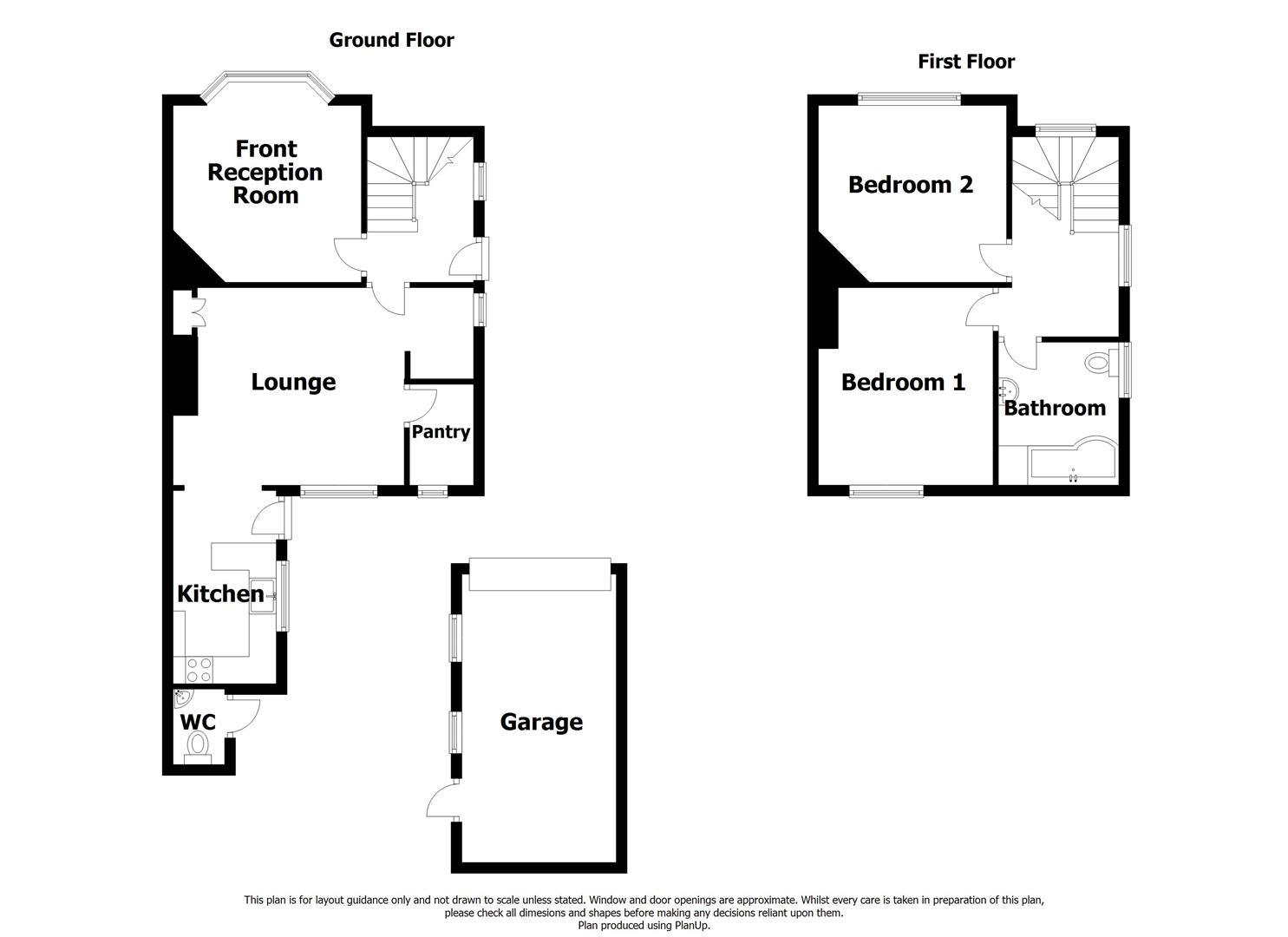 2 bed semi-detached house for sale in Summerfield Road, Stourbridge - Property floorplan