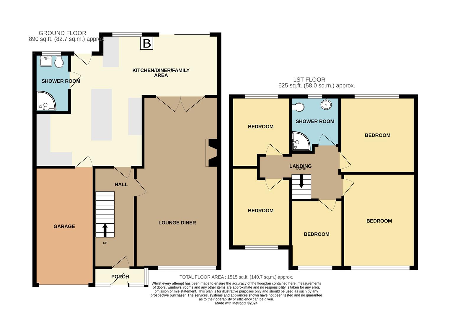 5 bed semi-detached house for sale in Lutley Avenue, Halesowen - Property floorplan