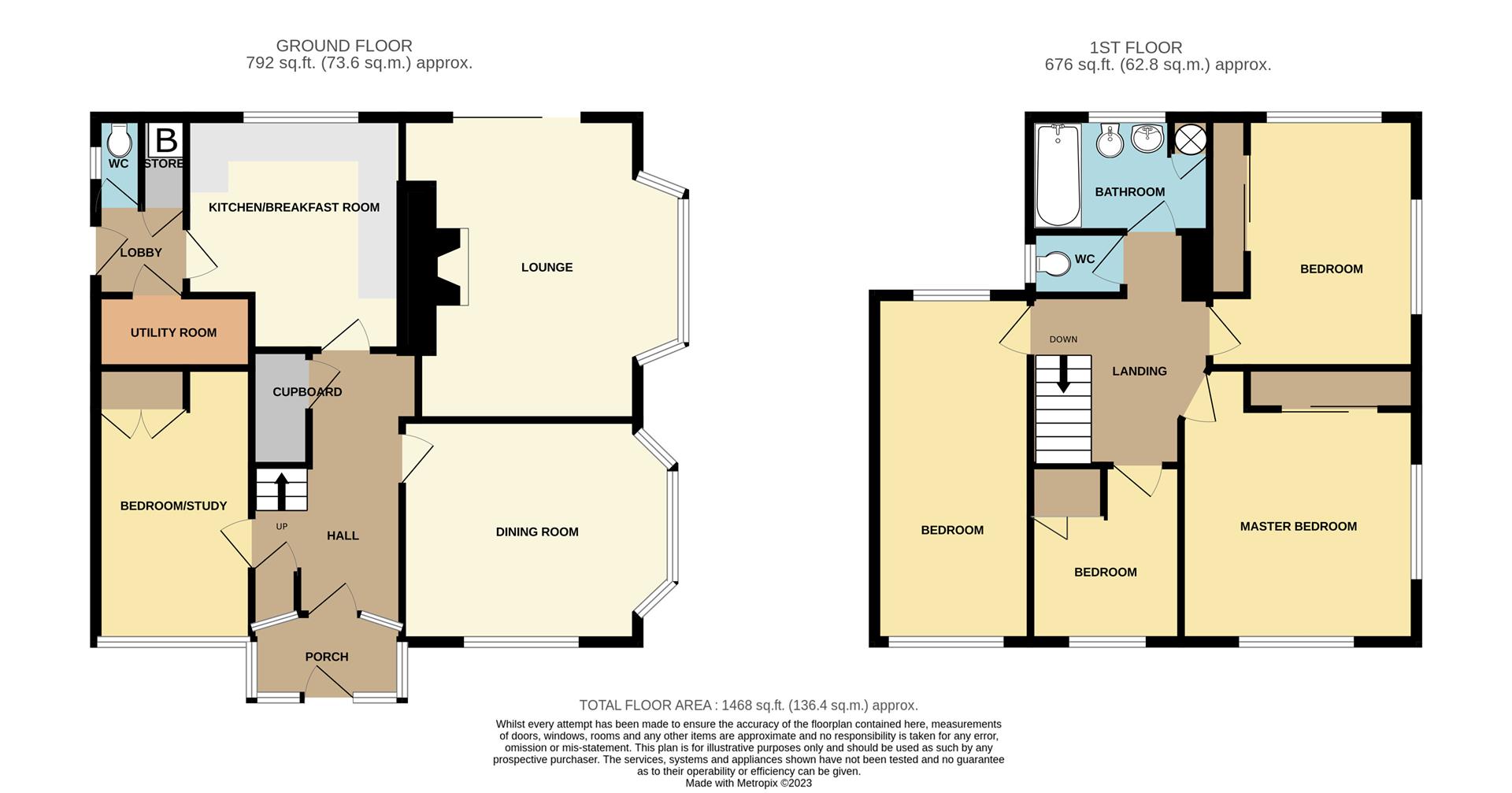 4 bed detached house for sale in Alison Road, Halesowen - Property floorplan