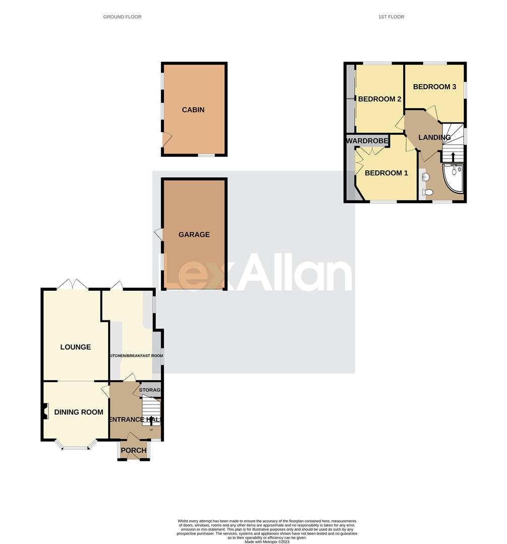 3 bed semi-detached house for sale in Perrins Lane, Stourbridge - Property floorplan