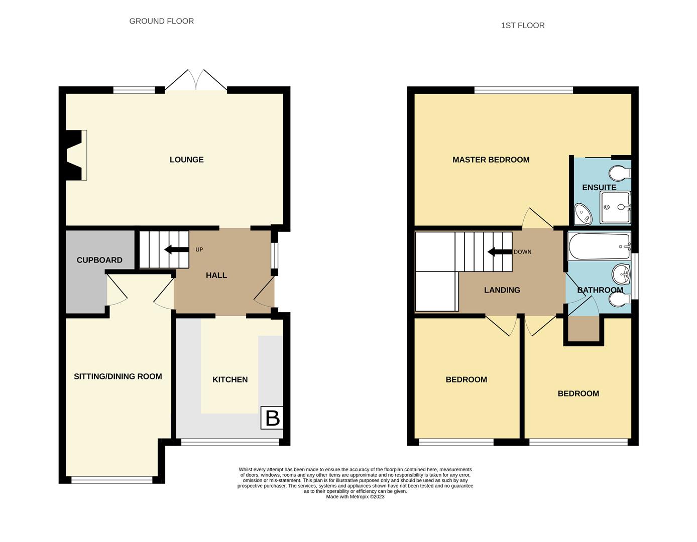 3 bed semi-detached house for sale in Spring Street, Halesowen - Property floorplan