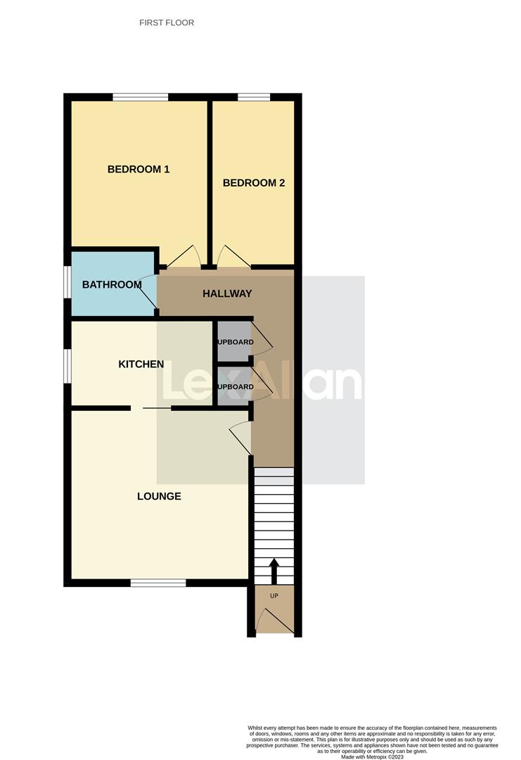 2 bed apartment for sale in Clark Street, Stourbridge - Property floorplan
